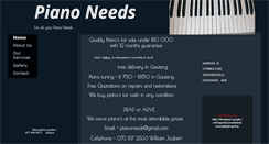 Desktop Screenshot of pianoneeds.co.za